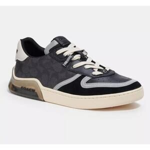 Coach Men's Citysole Signature Court Sneakers Charcoal Black G5015 Size 13 NIB
